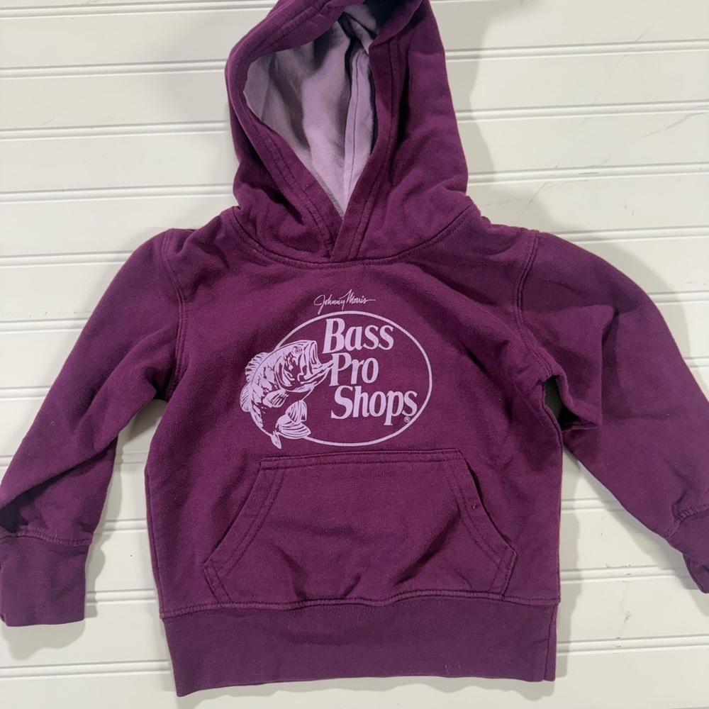 Bass Pro Shops Kids Hoodie in Rich Purple
